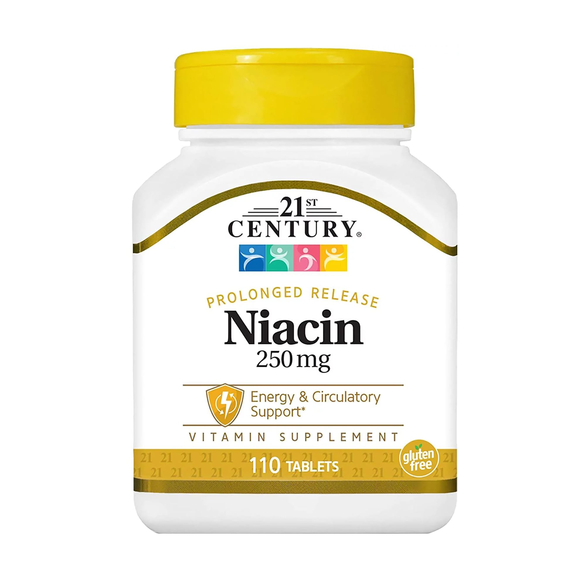 Вітамін В3 21st Century Niacin 250 мг, 110 таблеток